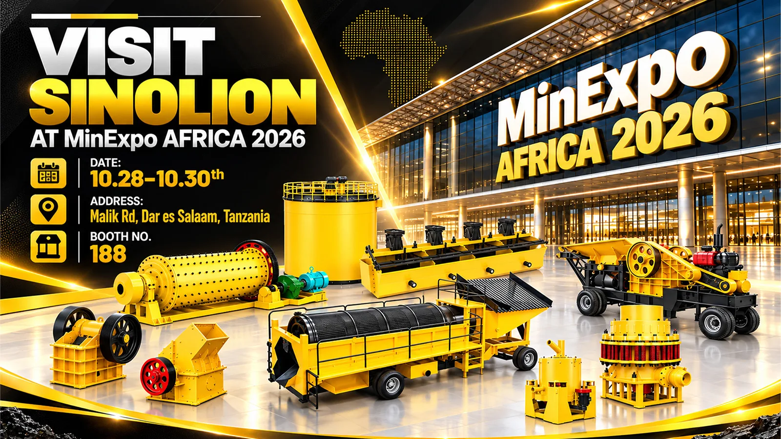 Besuchen Sie uns auf der MinExpo AFRICA 2026: Entdecken Sie hocheffiziente Go...