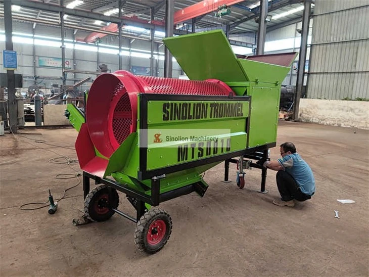 Mobile Compost Trommel Screen MTS0818